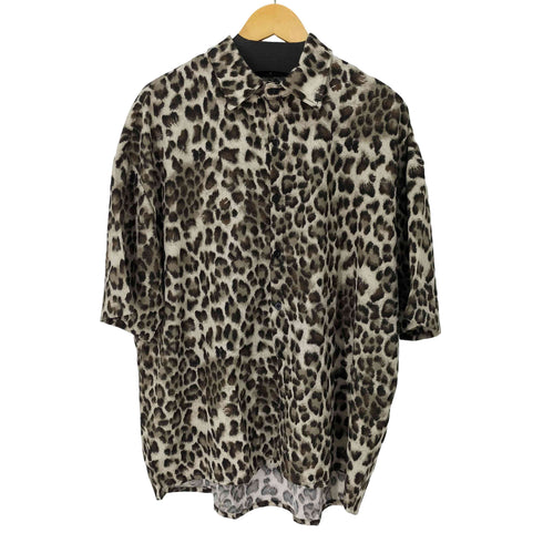 ネオス NEOS ADDICTIVE DESIGN S/S ヒョウ柄シャツ メンズ JPN:XL